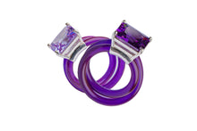 Load image into Gallery viewer, Purple Jellybean Ring