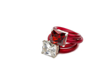 Load image into Gallery viewer, Red Jellybean Ring