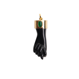 Black Mano Figa Pendant