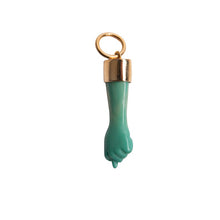 Load image into Gallery viewer, Green Mano Figa Pendant
