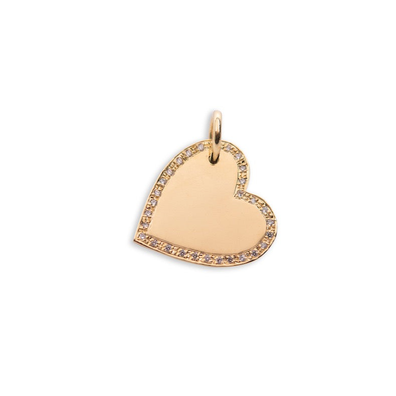 Zirconia Heart Pendant