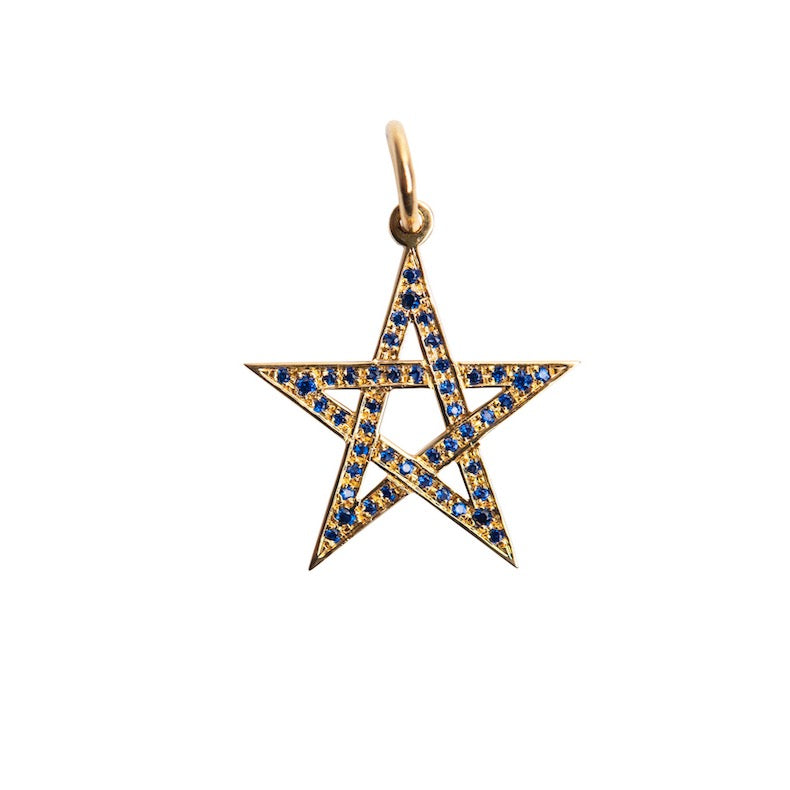 Sapphire Star Pendant